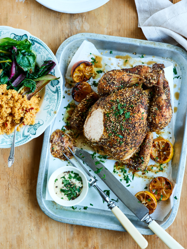 Zesty za'atar roast chicken